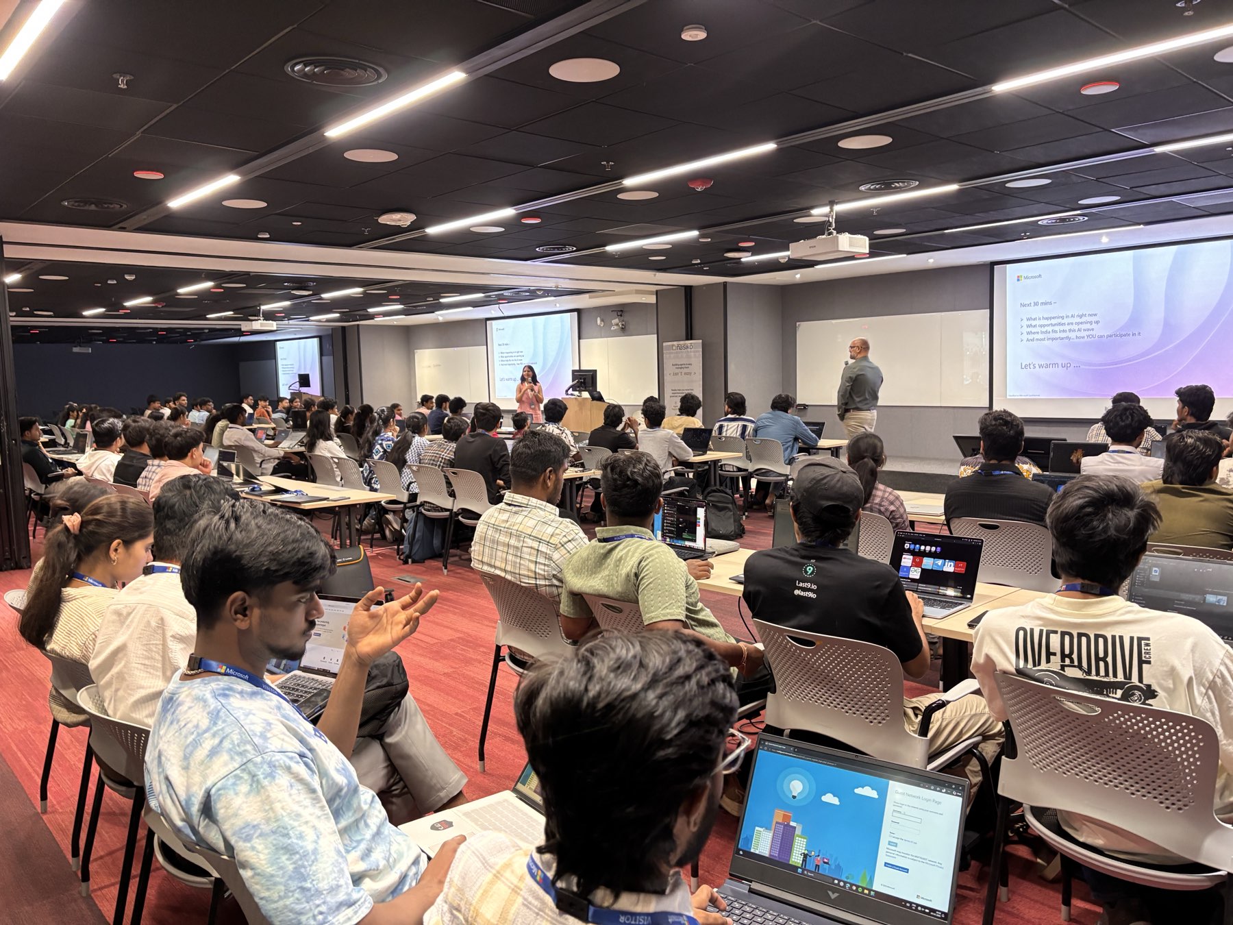Crowd view from the Bengaluru event floor